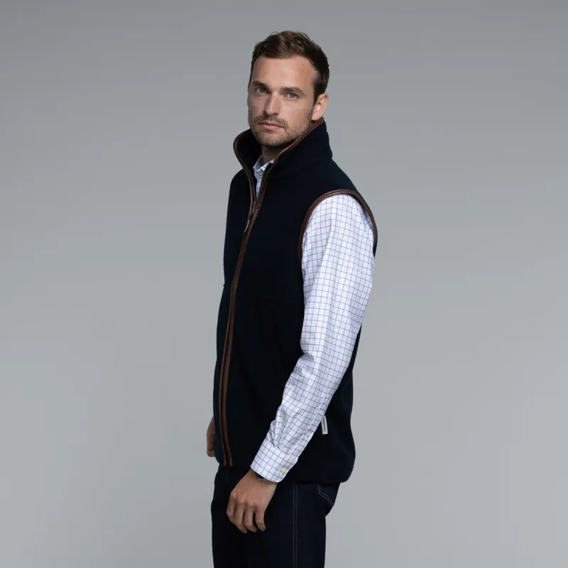 Schoffel Oakham Fleece Gilet Navy-2
